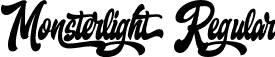 Monsterlight Regular font | Monsterlight.otf