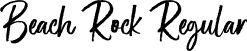 Beach Rock Regular font | Beach Rock.otf