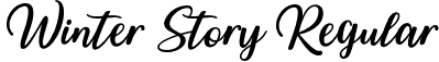 Winter Story Regular font | Winter Story.otf