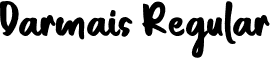 Darmais Regular font | Darmais.otf