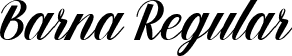 Barna Regular font | Barna Script.ttf