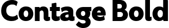 Contage Bold font | Contage Bold.ttf