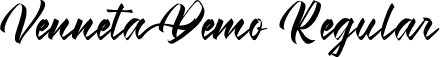 Venneta Demo Regular font | VennetaDemoRegular.ttf