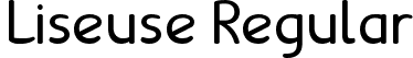 Liseuse Regular font | Liseuse-VF.ttf