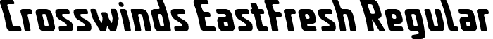 Crosswinds EastFresh Regular font | Crosswinds-EastFresh.ttf