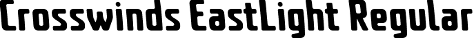 Crosswinds EastLight Regular font | Crosswinds-EastLight.ttf