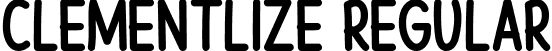 Clementlize Regular font | Clementlize.ttf