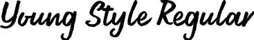 Young Style Regular font | Young Style.otf