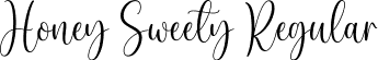 Honey Sweety Regular font | Honey Sweety.ttf