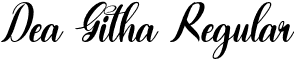 Dea Githa Regular font | Dea Githa.otf