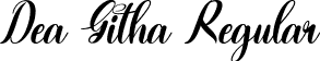 Dea Githa Regular font | Dea Githa.ttf