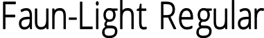 Faun-Light Regular font | Faun-Light.otf