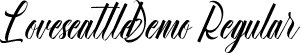 Loveseattle Demo Regular font | LoveseattleDemoRegular.ttf