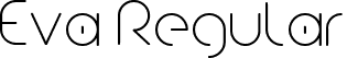 Eva Regular font | Eva-Regular.ttf