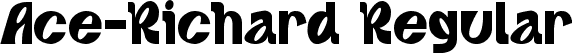 Ace-Richard Regular font | Ace-Richard.ttf