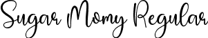 Sugar Momy Regular font | Sugar Momy (demo).ttf