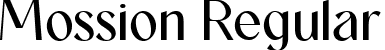 Mossion Regular font | MossionDemo.ttf