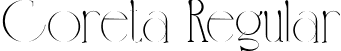 Coreta Regular font | coretaregular-9y4v0.ttf