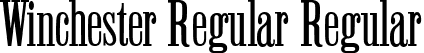 Winchester Regular Regular font | WinchesterRegular.ttf