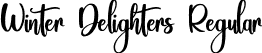 Winter Delighters Regular font | Winter Delighters Regular.ttf