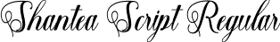 Shantea Script Regular font | Shantea Script.otf