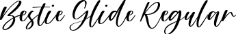 Bestie Glide Regular font | Bestie Glide.ttf