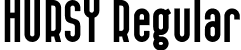 HURSY Regular font | HURSY.otf