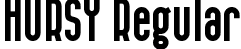 HURSY Regular font | HURSY.ttf