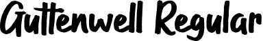 Guttenwell Regular font | Guttenwell.ttf