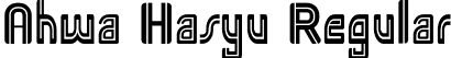 Ahwa Hasyu Regular font | Ahwa Hasyu.otf