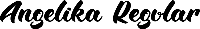 Angelika Regular font | Angelika.ttf