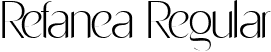 Refanea Regular font | Refanea.ttf