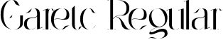 Garetc Regular font | Garetc.ttf