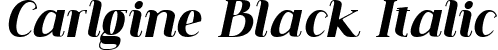 Carlgine Black Italic font | Carlgine-BlackItalic.ttf