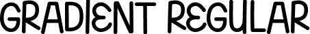 Gradient Regular font | Gradient.ttf