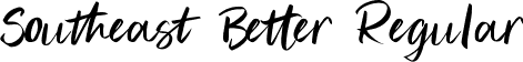 Southeast Better Regular font | SoutheastBetter.ttf