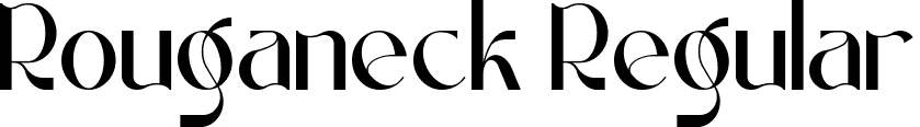 Rouganeck Regular font | rouganeck-jexa7.ttf