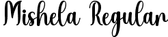 Mishela Regular font | Mishela.ttf