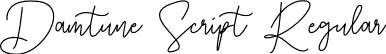 Damtune Script Regular font | Damtune Script.otf