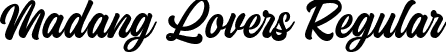 Madang Lovers Regular font | MadangLovers-Regular.ttf