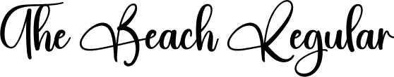 The Beach Regular font | The-Beach.otf