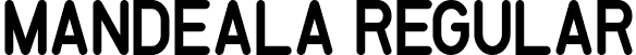 Mandeala Regular font | Mandeala.ttf