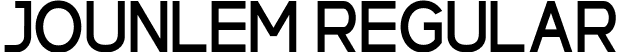 Jounlem Regular font | Jounlem.ttf