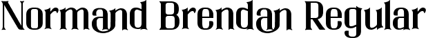 Normand Brendan Regular font | Normand-Brendan.ttf