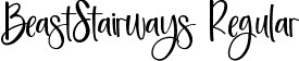 BeastStairways Regular font | BeastStairways.ttf