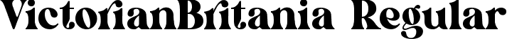 VictorianBritania Regular font | VictorianBritania.ttf