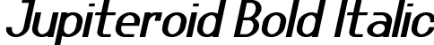 Jupiteroid Bold Italic font | Jupiteroid-BoldItalic.otf