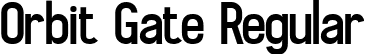 Orbit Gate Regular font | Orbit Gate_ttf.ttf