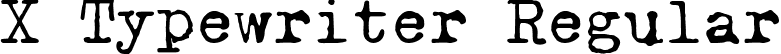 X Typewriter Regular font | XTypewriter-Regular.ttf