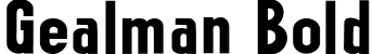 Gealman Bold font | Gealman-Bold.otf